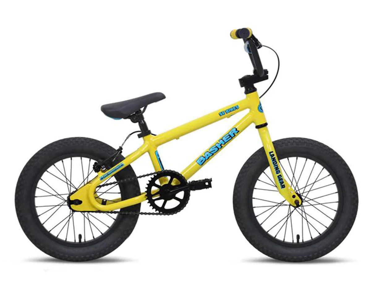 SE Bikes Basher 16" BMX Bike (15" Toptube) (Vibrant Yellow)